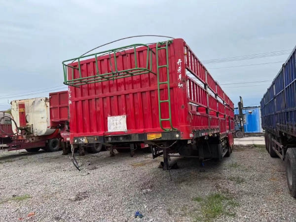 高低板花籃氣囊橋半掛車